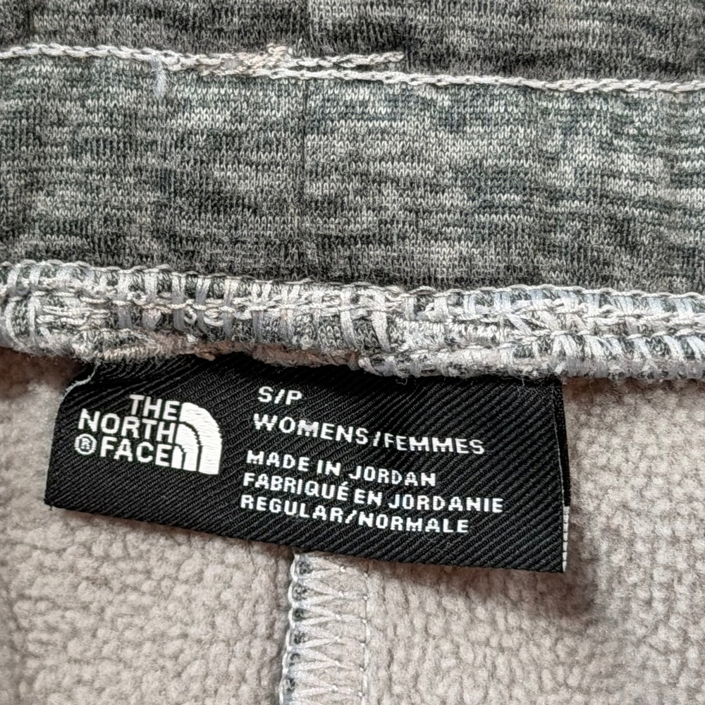 The North Face Joggers Womens Small Grey Good NF0A5GCB Fleece Lined Sweatpants - Picture 4 of 13